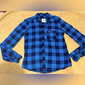 Hollister plaid shirt